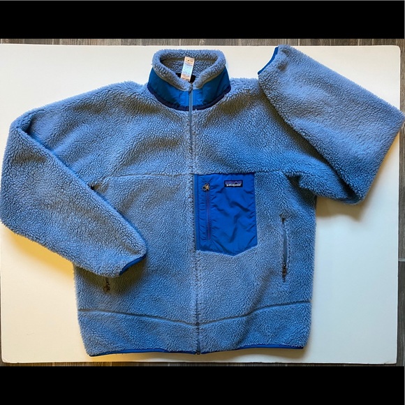 Patagonia Retro-X Deep Pile Classic Blue Jacket - Picture 2 of 8